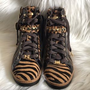 Michael Kors Animal print hightop sneakers 8